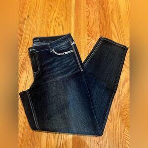 Maurices Deep Indigo Straight Jeans